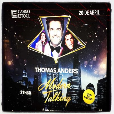 Thomas Anders cantou “Modern Talking” no Casino Estoril