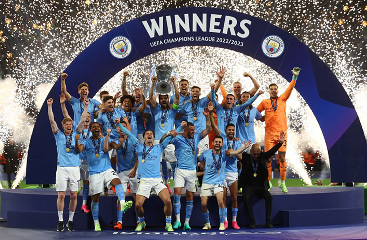 Manchester City cumpre a conquista da Champions League