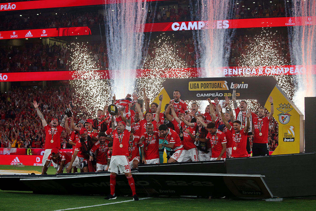 Benfica conquistou 38º título de Campeão Nacional…